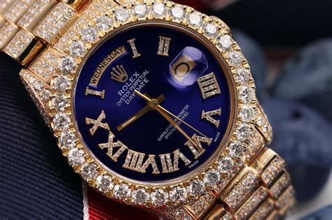 iced out presidential rolex replica|rolex datejust iced out.